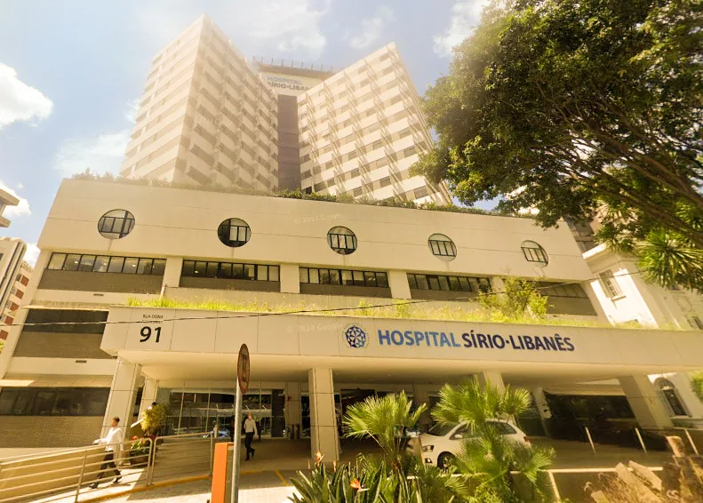 Fachada da unidade Sírio Libanês