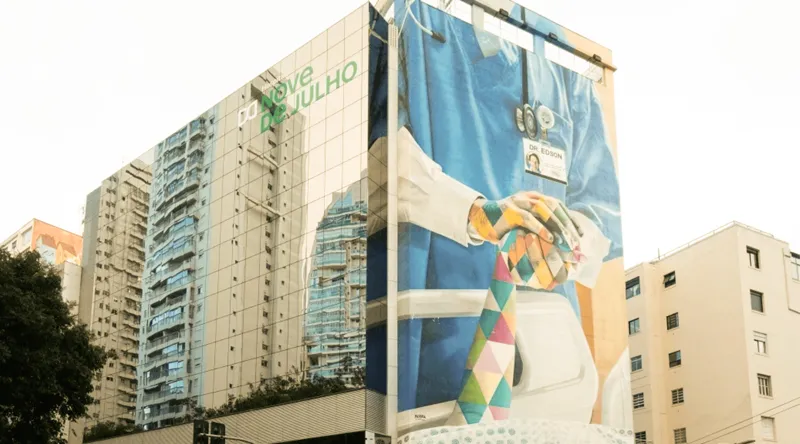 Fachada da unidade Hospital Nove de Julho