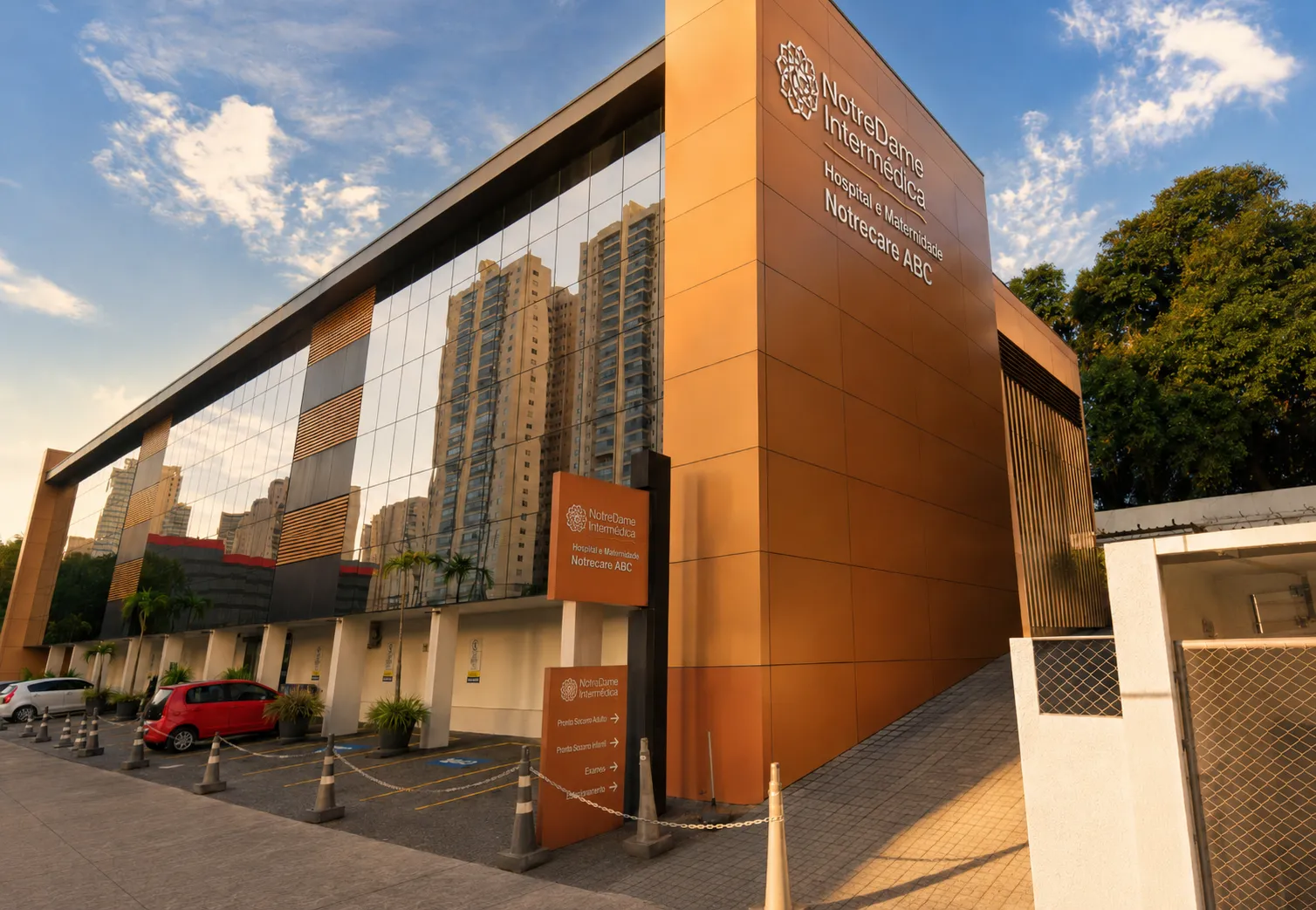 Fachada da unidade Hospital NotreCare ABC