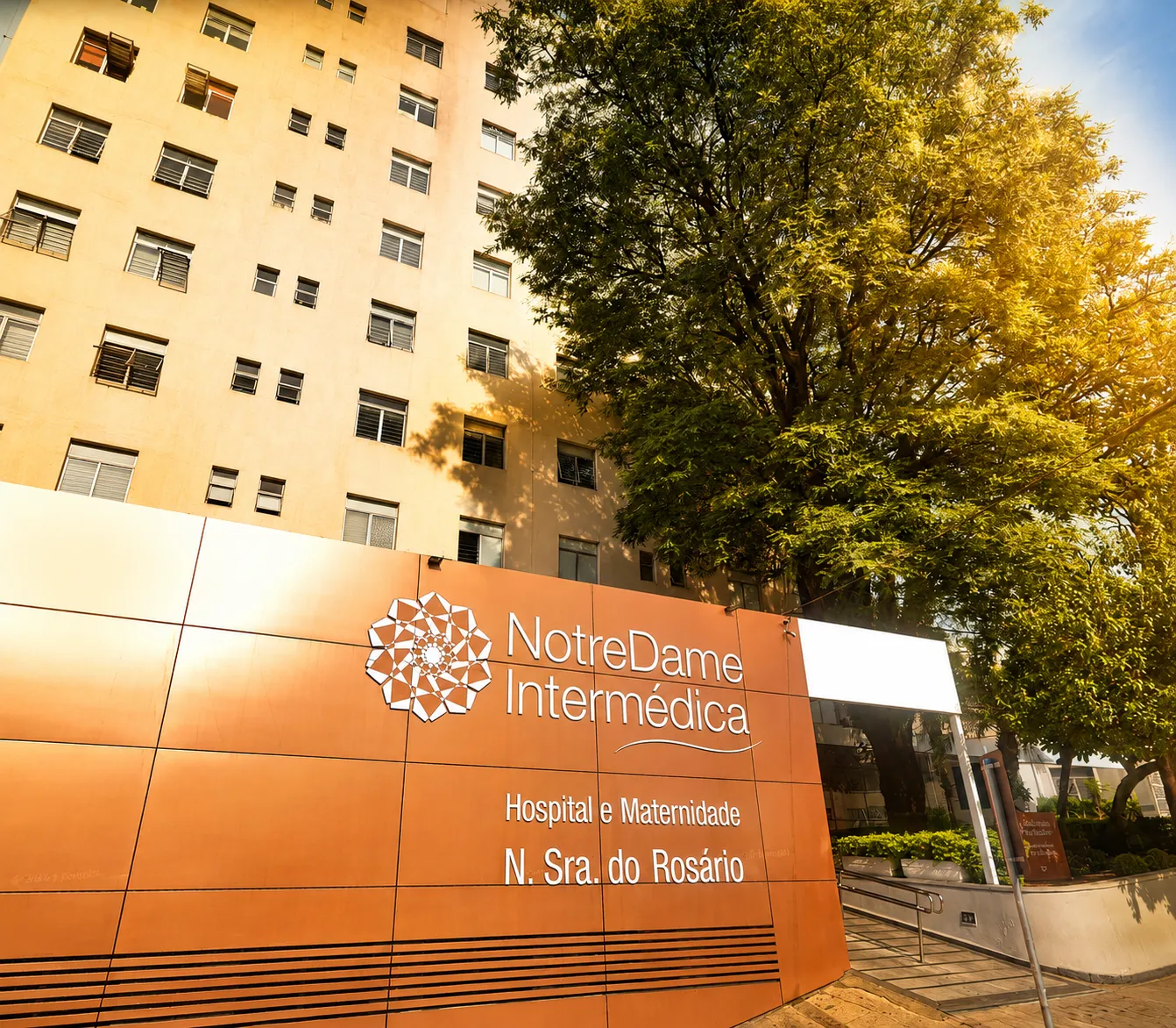 Fachada da unidade Hospital Nossa Senhora do Rosário