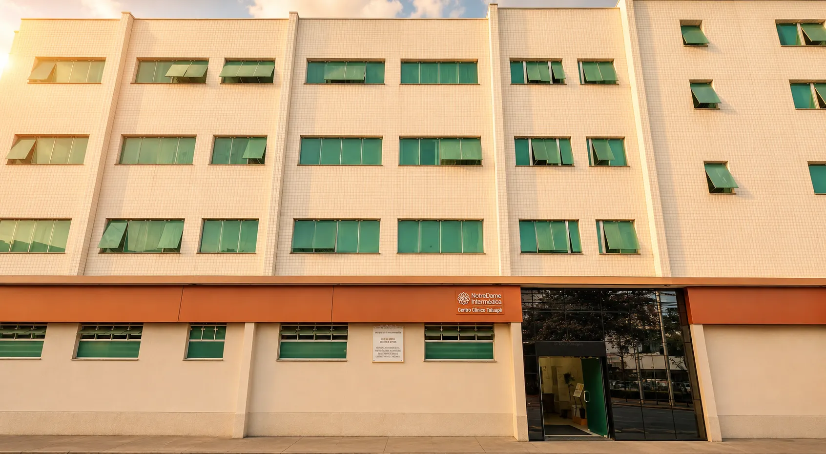 Fachada da unidade Centro Clínico Tatuapé